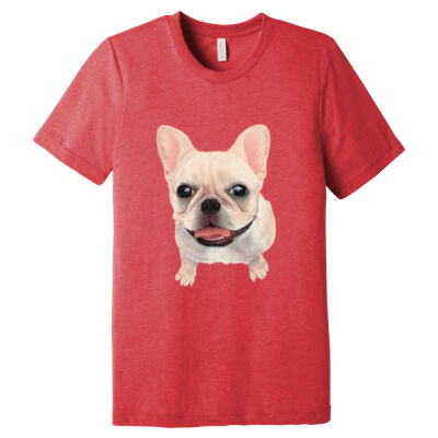Unisex Triblend - Frenchie - Original Thumbnail