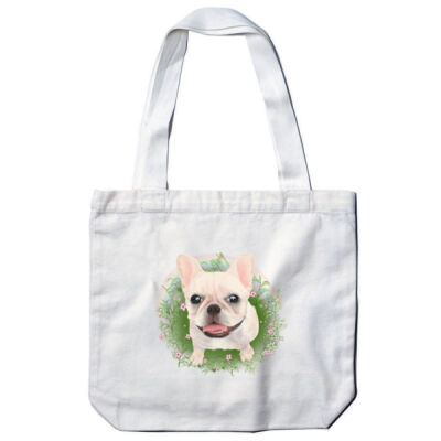 Carrie Tote - Frenchie - Flower Thumbnail
