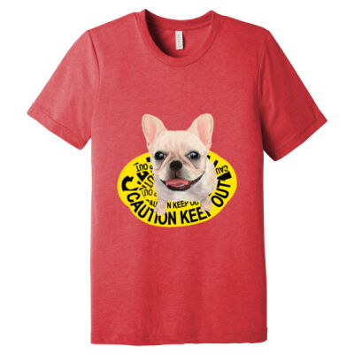 Unisex Triblend - Frenchie - Keep Out Thumbnail