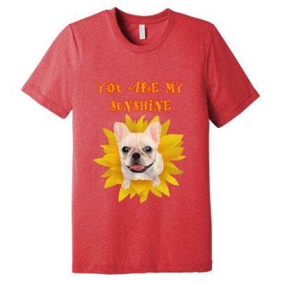 Unisex Triblend - Frenchie - Sunshine Thumbnail