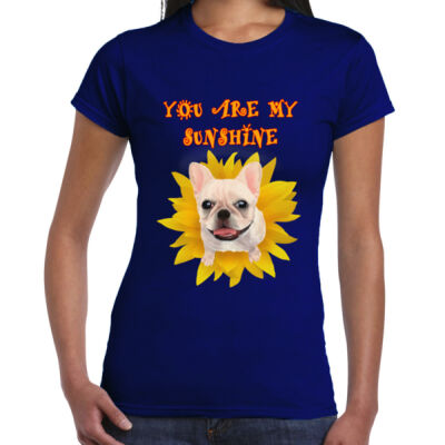 Ladies Premium Cotton - Frenchie - Sunshine Thumbnail