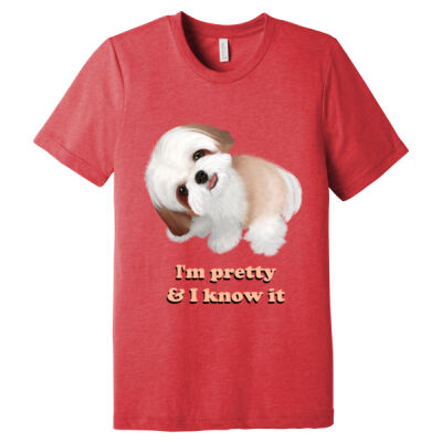 Unisex Triblend - Shih Tzu Thumbnail