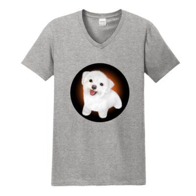 Softstyle V Neck - Maltese  Thumbnail