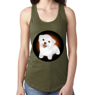 Ladies' Racerback Tank - Maltese  Thumbnail