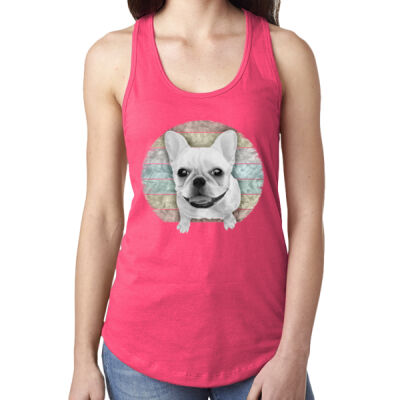 Ladies' Racerback Tank - Vintage Frenchie Thumbnail