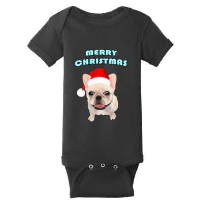 Baby Bodysuit - Frenchie - Xmas Thumbnail