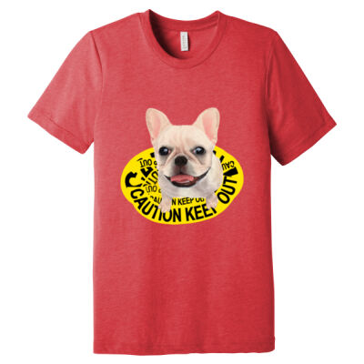 Unisex Triblend - Frenchie Keep out Thumbnail