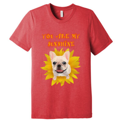 Unisex Triblend - Frenchie - Sunshine Thumbnail