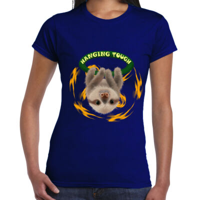 Ladies Premium Cotton - Hanging Sloth Thumbnail