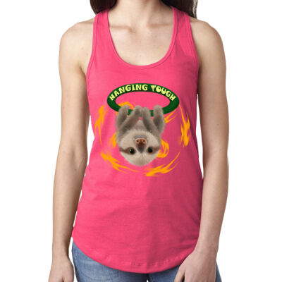 Ladies' Racerback Tank - Hanging Sloth Thumbnail