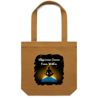 Carrie Tote - Happiness Comes From Within (Colour) Thumbnail