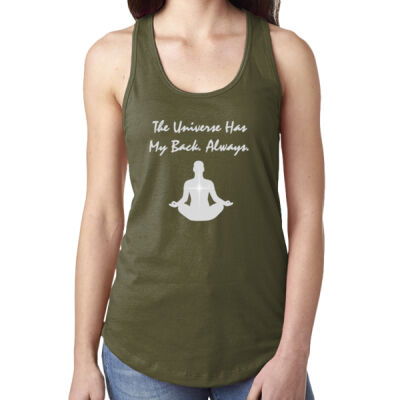 Ladies' Racerback - Universe Has My Back Thumbnail