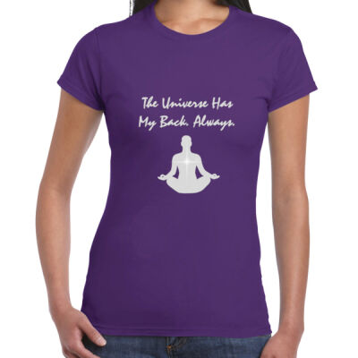 Ladies Premium Cotton - Universe Has My Back Thumbnail