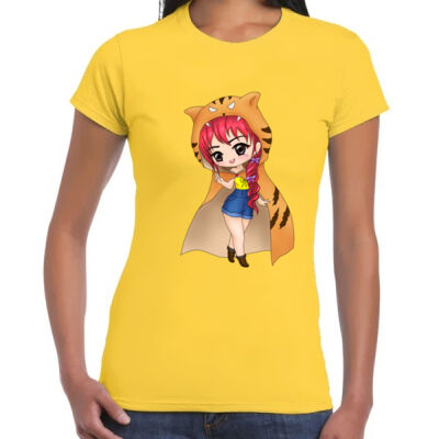 Premium Cotton Ladies - Tiger Girl (A) Thumbnail