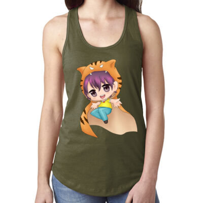 Ladies Racerback - Tiger Boy (A) Thumbnail